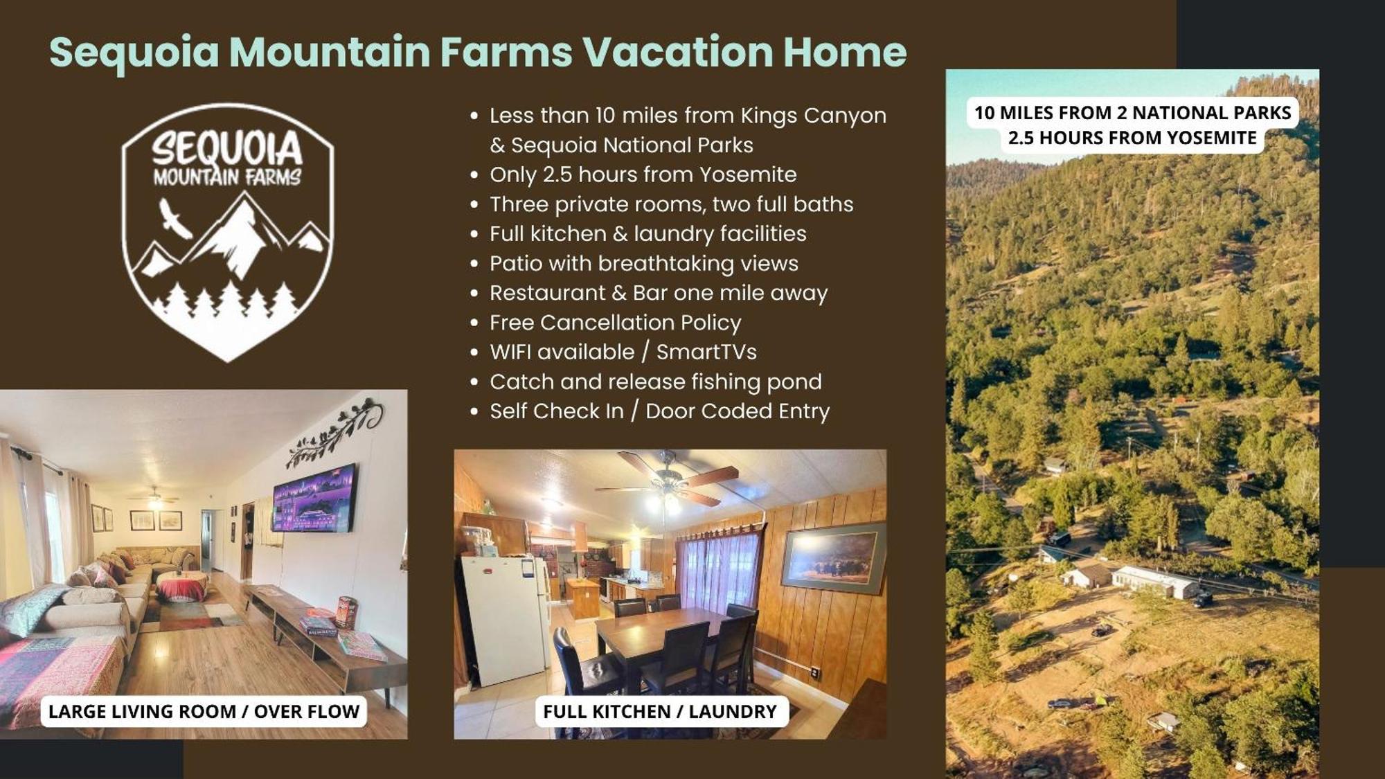 Campground At Sequoia Mountain Farms - Bring Your Own Tent Or Rv - No Bedrooms Or Beds Provided Miramonte Eksteriør billede